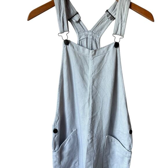 Matteo Los Angeles Vintage Linen Light Blue Girls Jumpsuit Size XXL Juniors - Picture 3 of 10